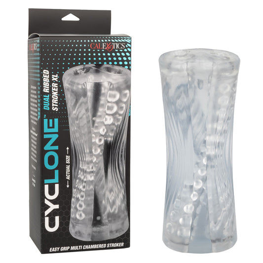 Cyclone Dual Ribbed Stroker Xl | 716770106865 | Available at EroticWarehouse.com