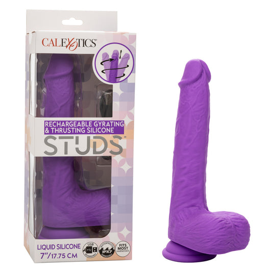 Rechargeable Gyrating & Thrusting Silicone Studs | 716770108586 | Available at EroticWarehouse.com