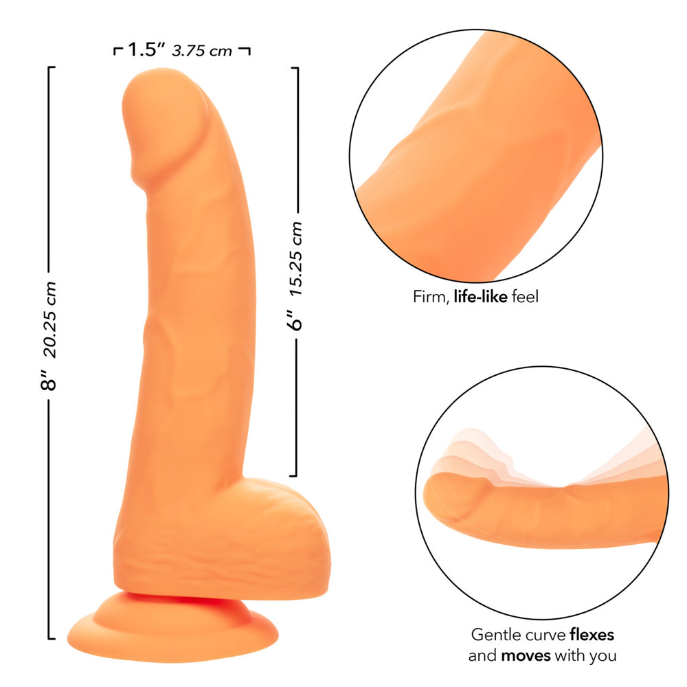 Neon Silicone Studs 6" Orange | 716770108616 | Available at EroticWarehouse.com