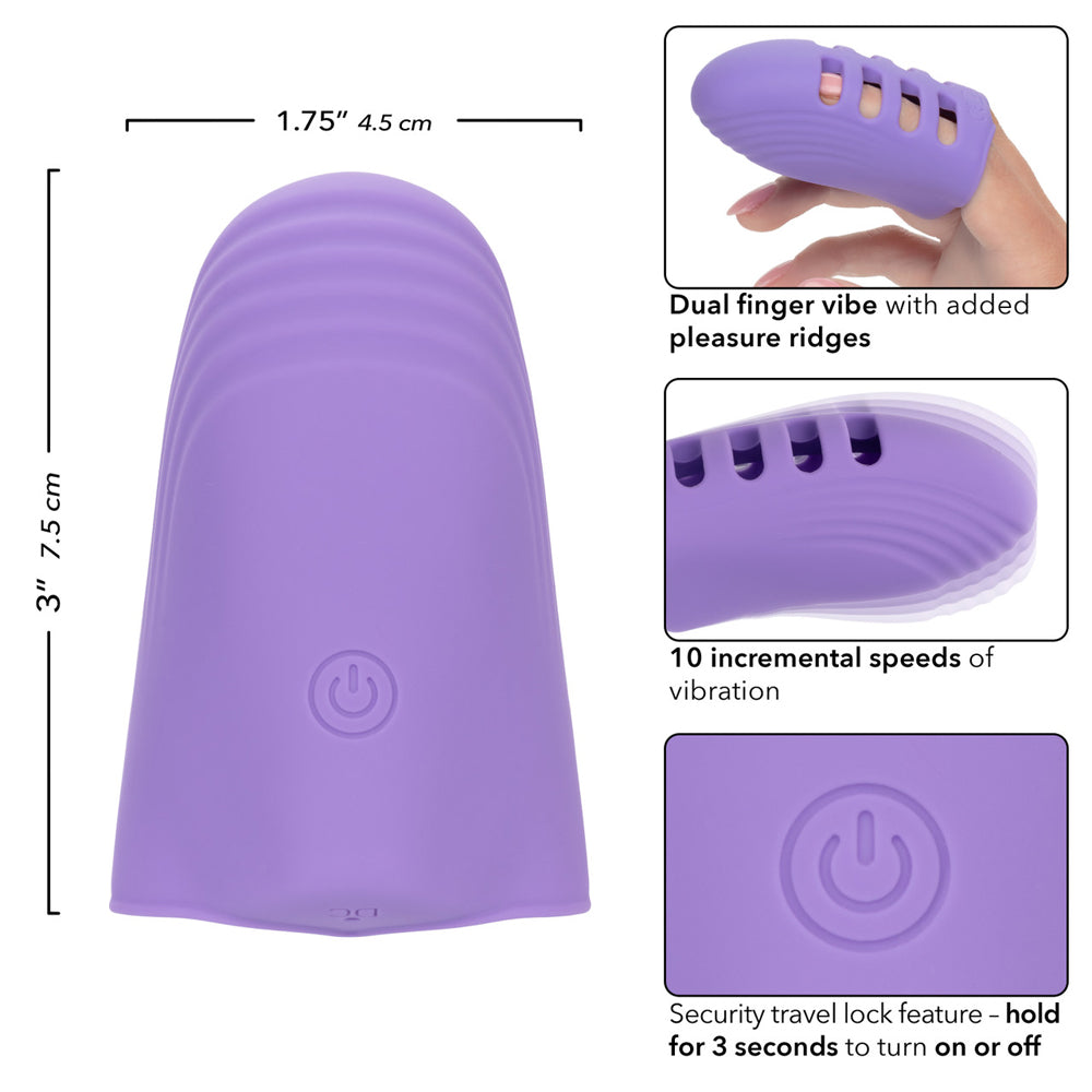Dr. Laura Berman Rechargeable Finger Vibe | 716770110541 | Available at EroticWarehouse.com