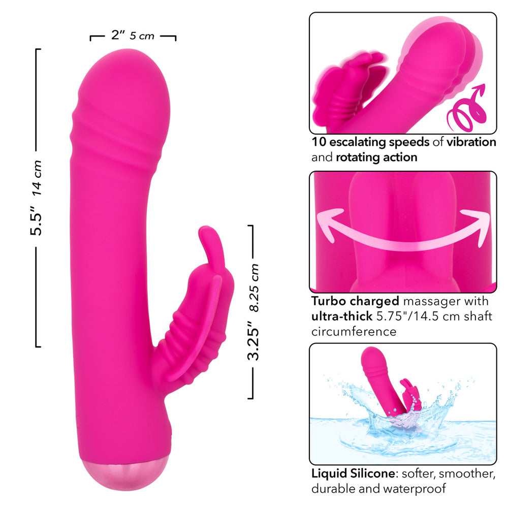 Thicc Chubby Rotating Butterfly | 716770110749 | Available at EroticWarehouse.com