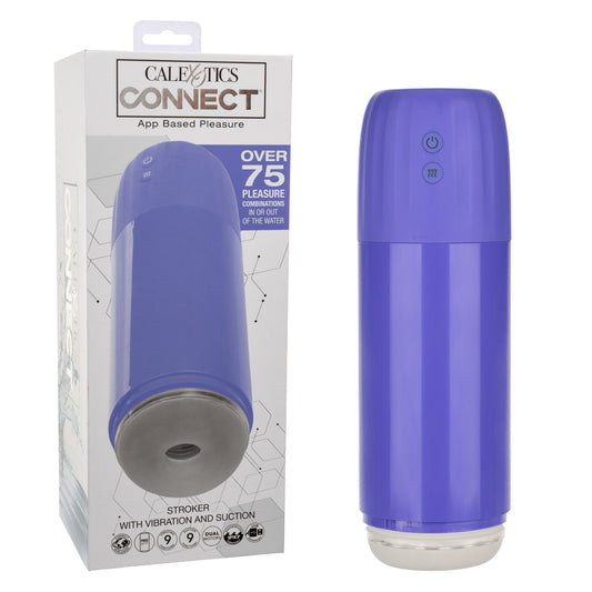 Calexotics Connect Stroker With Vibration And Suction | 716770112149 | Available at EroticWarehouse.com