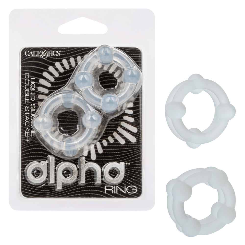 Alpha Liquid Silicone Double Stacker | 716770112408 | Available at EroticWarehouse.com