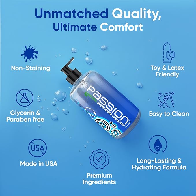 Passion Natural Water Based Lubricant 2 Oz | 811847011520 | Available at EroticWarehouse.com
