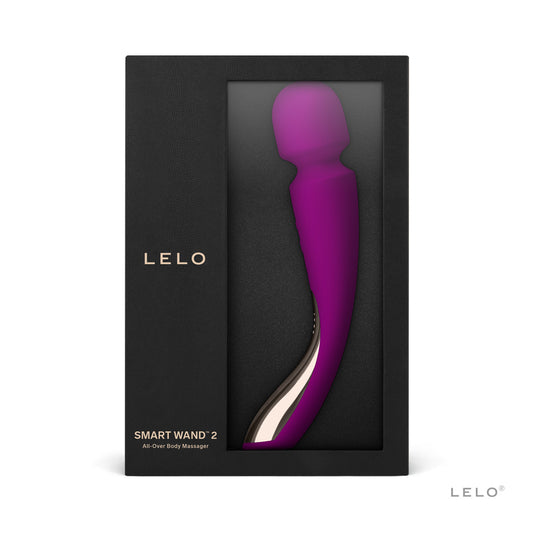 Lelo Smart Wand Medium Deep Rose | 7350075028458 | Available at EroticWarehouse.com