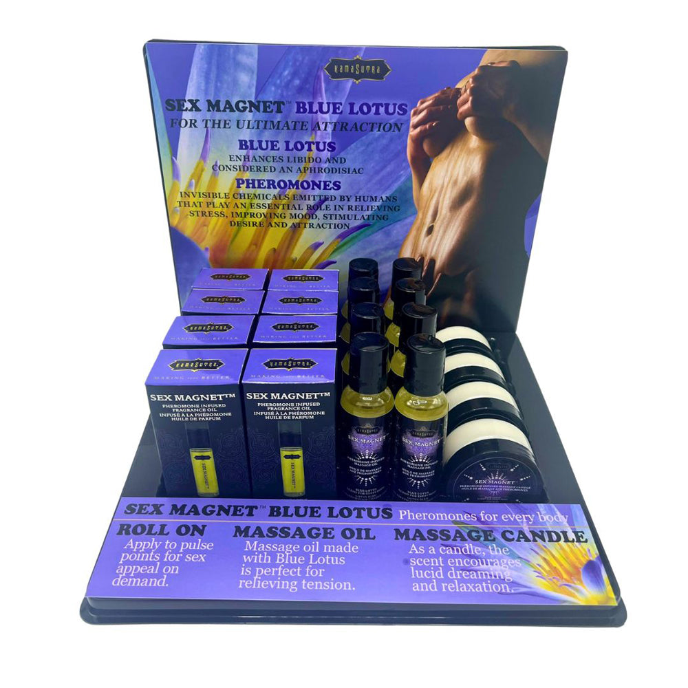 Blue Lotus Sex Magnet Pheromone Prepack Display | 739122120654 | Available at EroticWarehouse.com