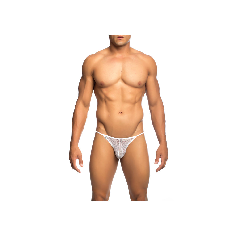 Mesh Bikini White L/Xl | 741360719705 | Available at EroticWarehouse.com