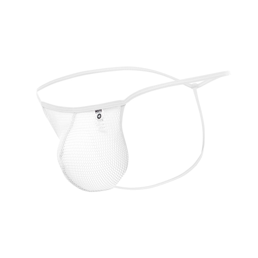 Mesh Boy Thong White S/M | 741360719811 | Available at EroticWarehouse.com