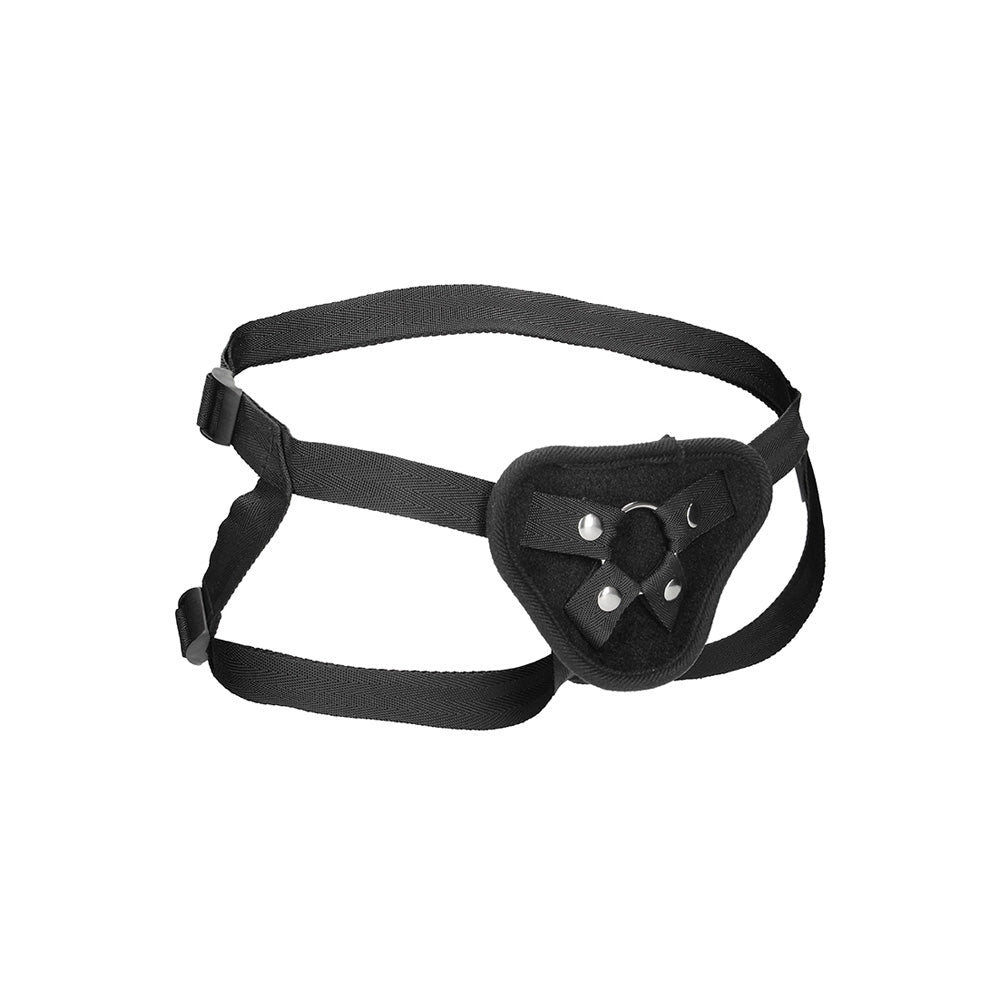 Ouch! Velvet & Velcro Adjustable Harness With O-Ring | 7423522458457 | Available at EroticWarehouse.com