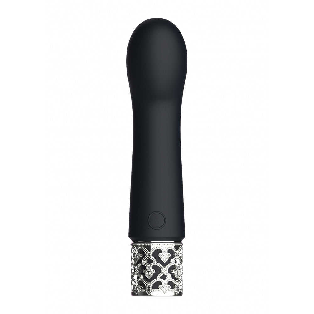 Royal Gems Bijou Rechargeable Silicone Bullet Black | 7423522524527 | Available at EroticWarehouse.com