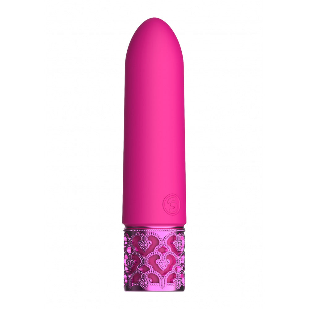Royal Gems Imperial Rechargeable Silicone Bullet Pink | 7423522529539 | Available at EroticWarehouse.com