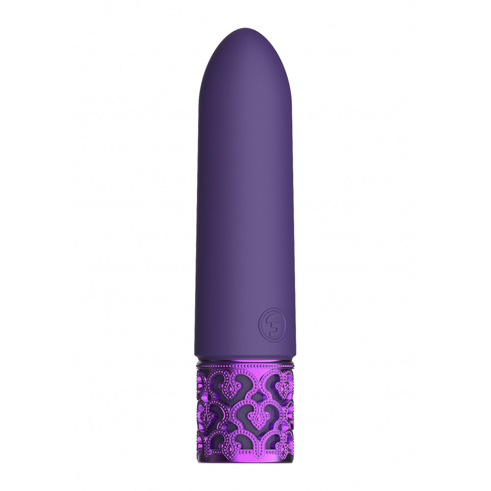 Royal Gems Imperial Rechargeable Silicone Bullet Purple | 7423522529546 | Available at EroticWarehouse.com