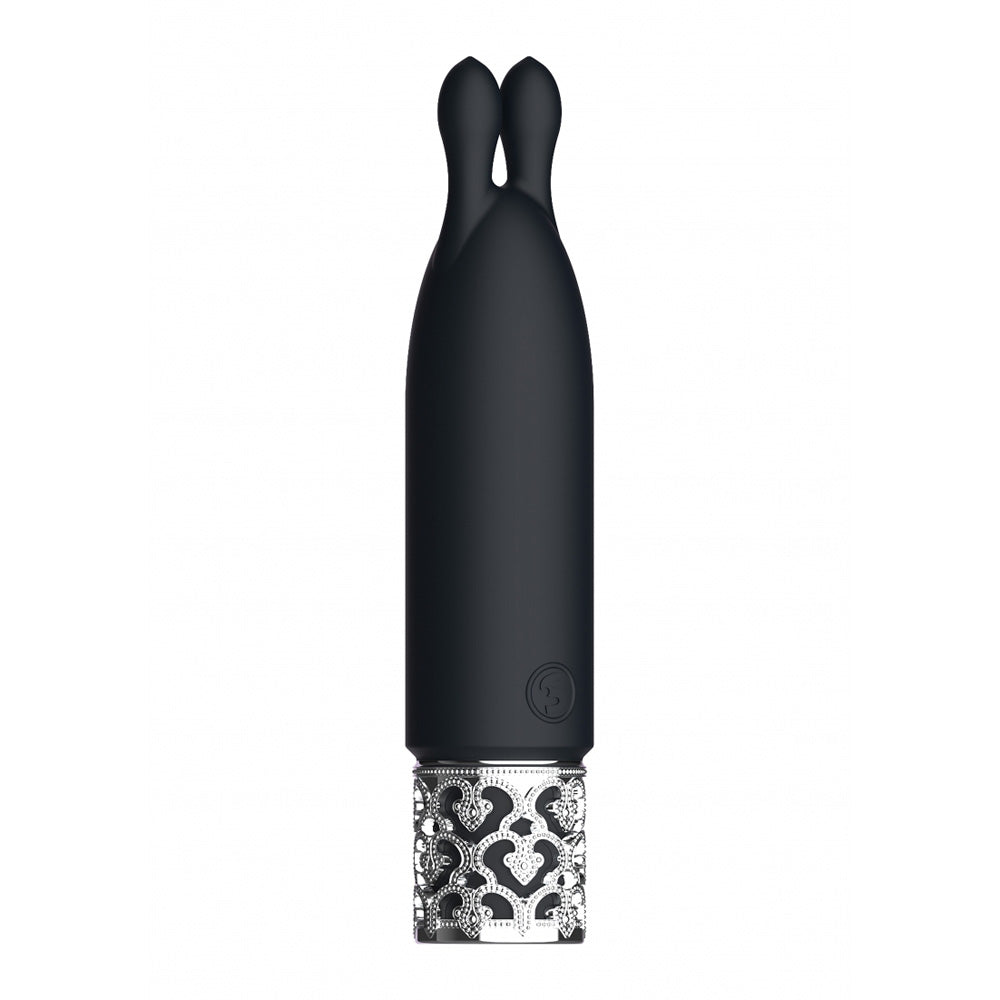 Royal Gems Twinkle Rechargeable Silicone Bullet Black | 7423522529553 | Available at EroticWarehouse.com