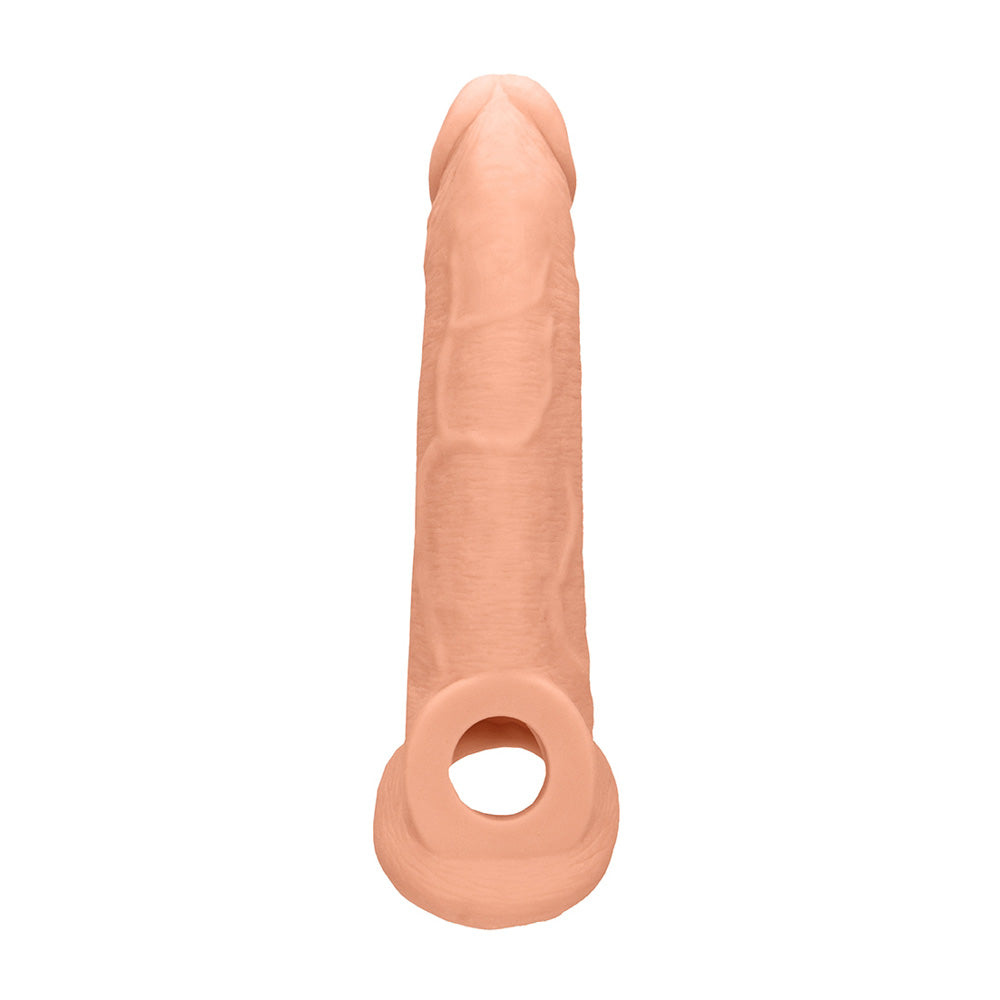 Realrock Penis Sleeve 9" Flesh | 7423522551516 | Available at EroticWarehouse.com