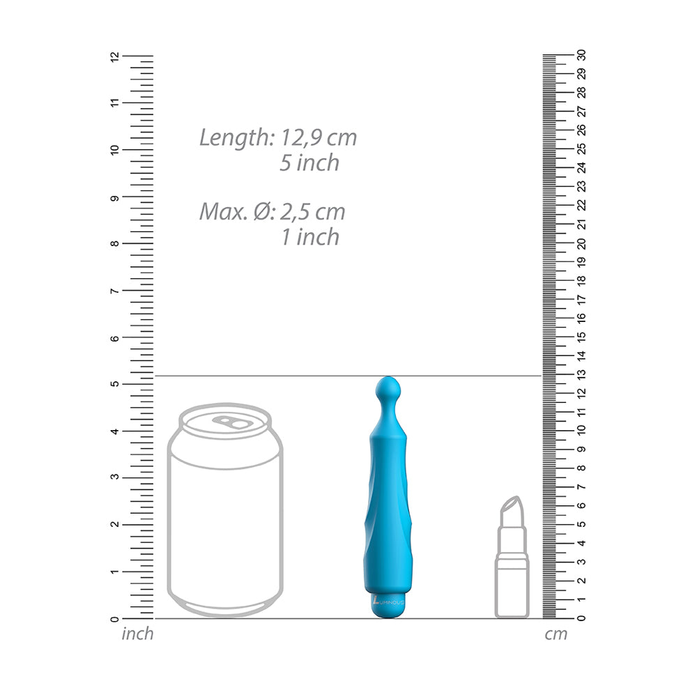 Luminous Dido Abs Bullet With Silicone Sleeve 10-Speeds Turquoise | 7423522588529 | Available at EroticWarehouse.com