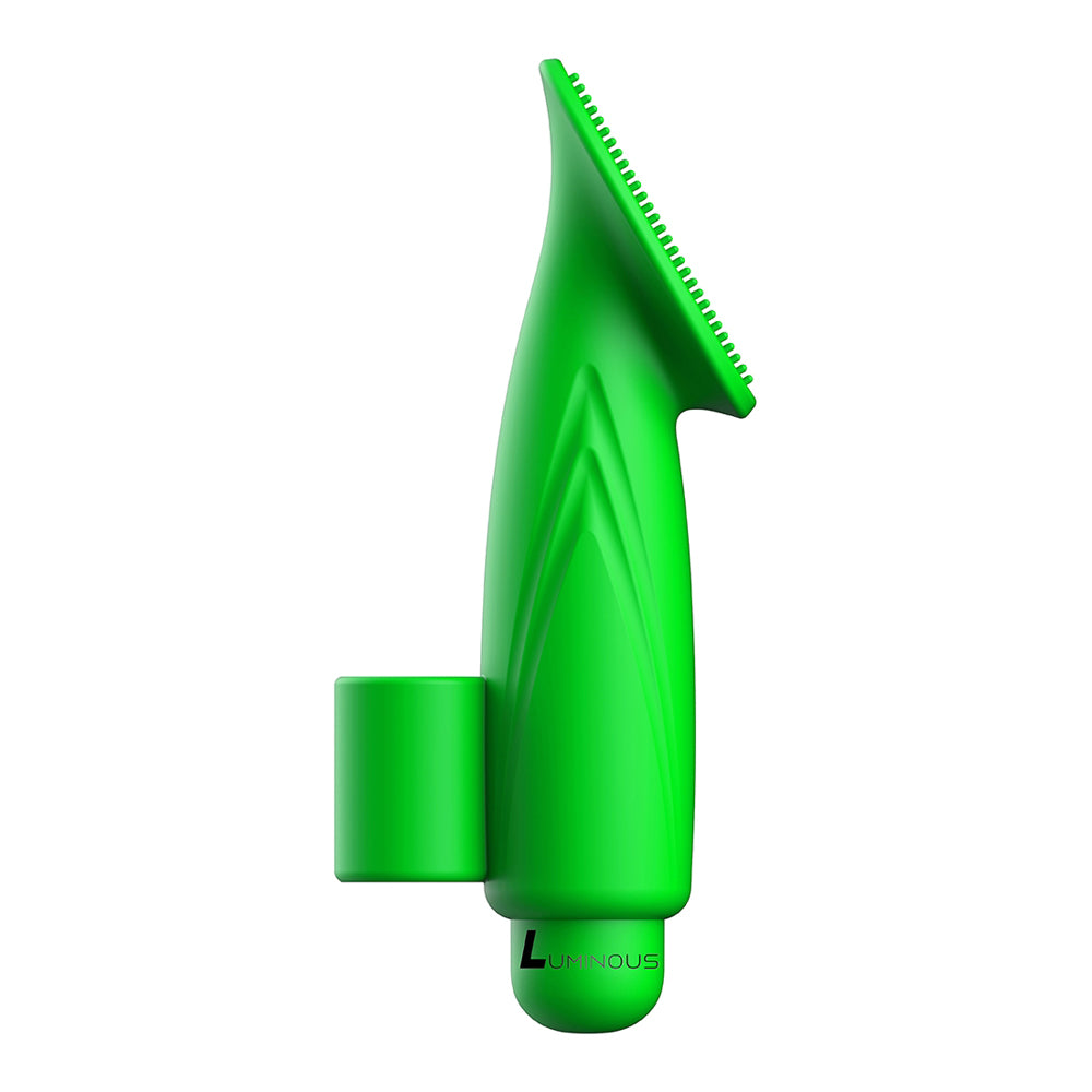 Luminous Thea Abs Bullet With Silicone Sleeve 10-Speeds Green | 7423522591505 | Available at EroticWarehouse.com
