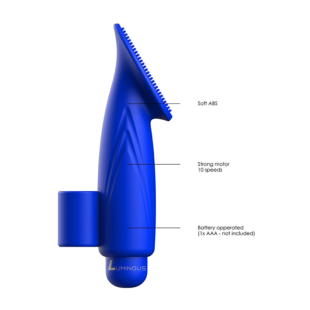 Luminous Thea Abs Bullet With Silicone Sleeve 10-Speeds Royal Blue | 7423522591512 | Available at EroticWarehouse.com