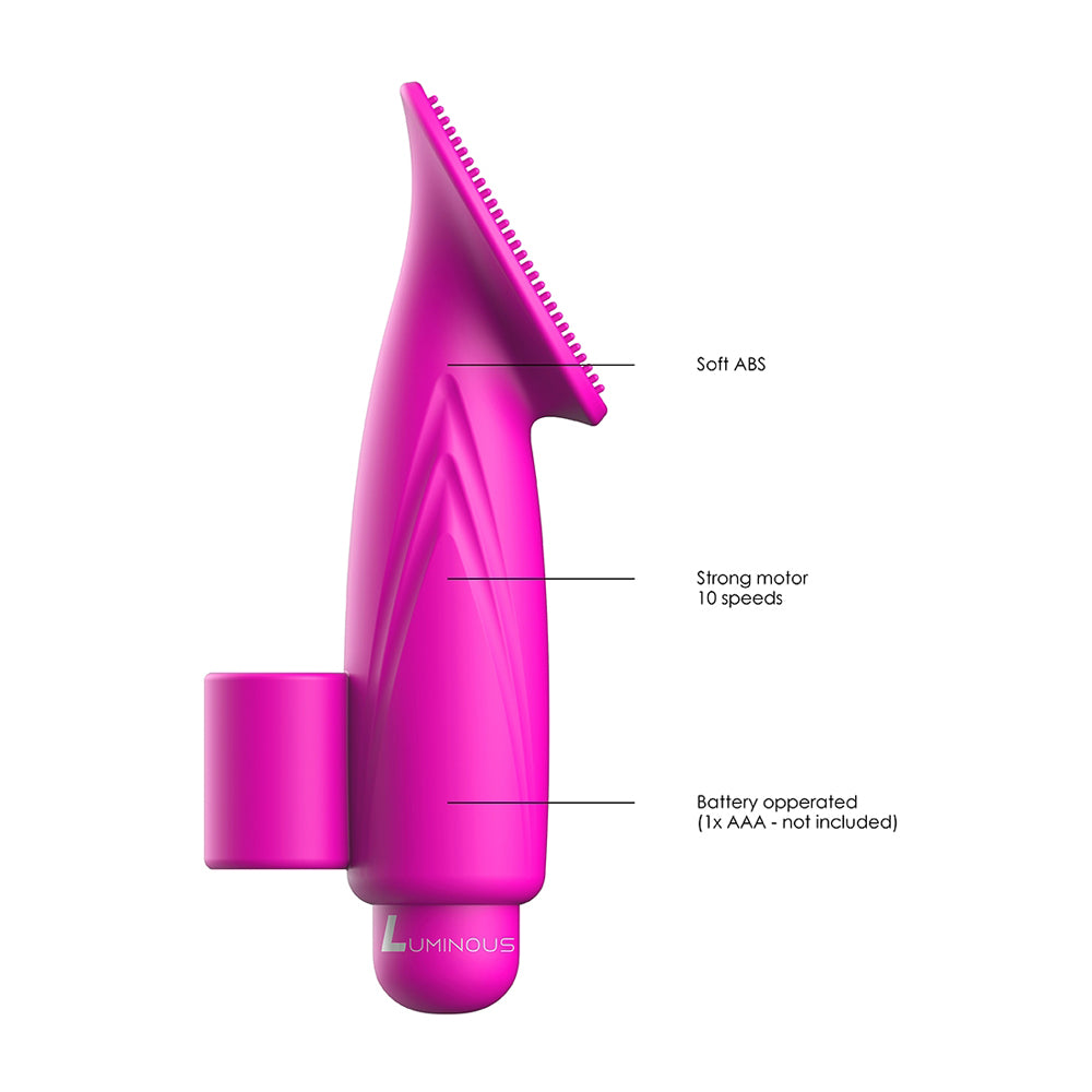 Luminous Thea Abs Bullet With Silicone Sleeve 10-Speeds Fuchsia | 7423522591529 | Available at EroticWarehouse.com