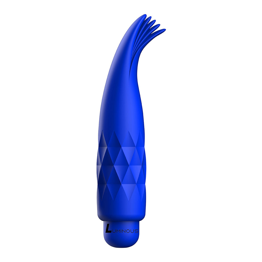 Luminous Zoe Abs Bullet With Silicone Sleeve 10-Speeds Royal Blue | 7423522591567 | Available at EroticWarehouse.com