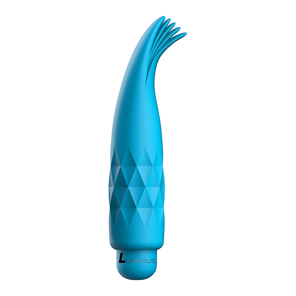 Luminous Zoe Abs Bullet With Silicone Sleeve 10-Speeds Turquoise | 7423522591581 | Available at EroticWarehouse.com