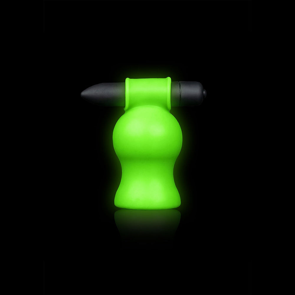 Ouch! Vibrating Head Masturbator Glow In The Dark | 7423522640692 | Available at EroticWarehouse.com
