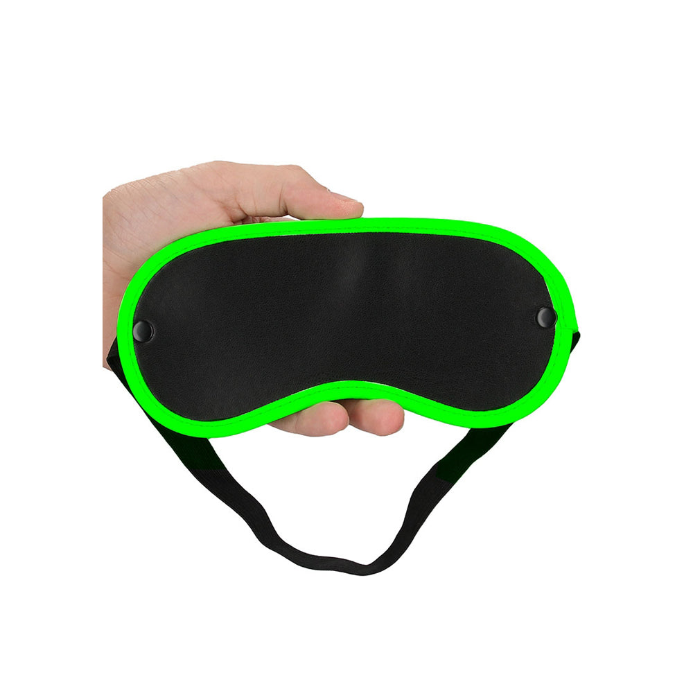 Ouch! Eye Mask Glow In The Dark | 7423522641644 | Available at EroticWarehouse.com