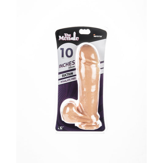 10" Thick Cock W/Balls & Suction Flesh | 752875303105 | Available at EroticWarehouse.com