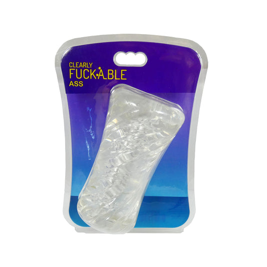 Clearly Fuckable Ass Masturbator | 752875607210 | Available at EroticWarehouse.com