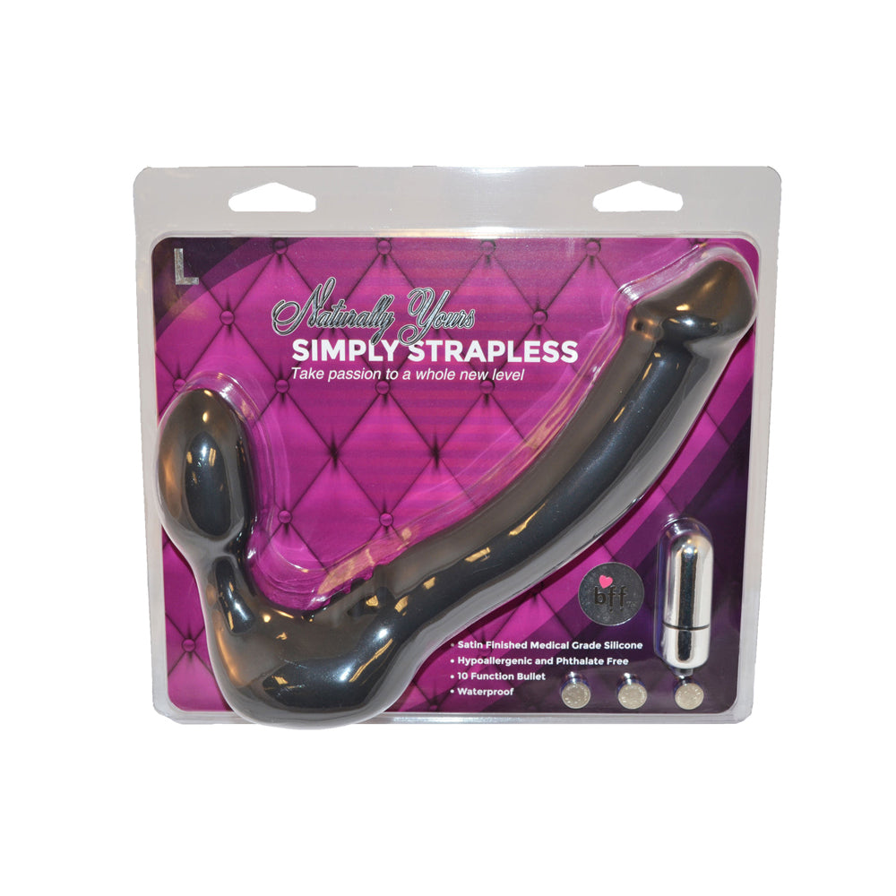 Simply Strapless Large Black | 752875624217 | Available at EroticWarehouse.com