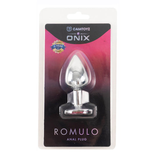 Onix Silver Romulo Anal Plug | 7707674730754 | Available at EroticWarehouse.com