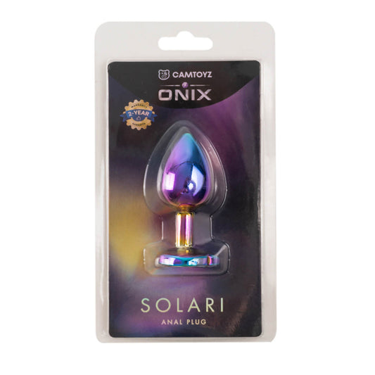 Onix Iridescent Solari Anal Plug | 7707674734059 | Available at EroticWarehouse.com
