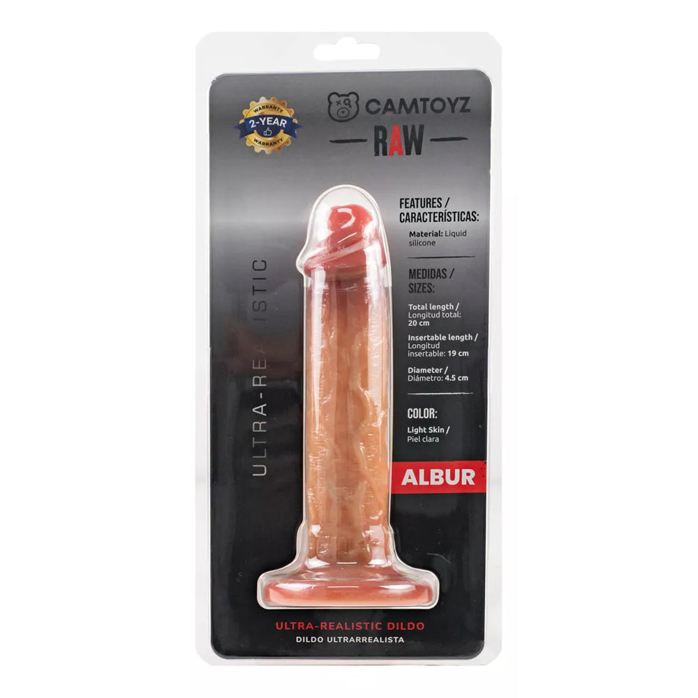 Raw Albur 7.5" Ultra Realistic Dildo | 7707674734462 | Available at EroticWarehouse.com