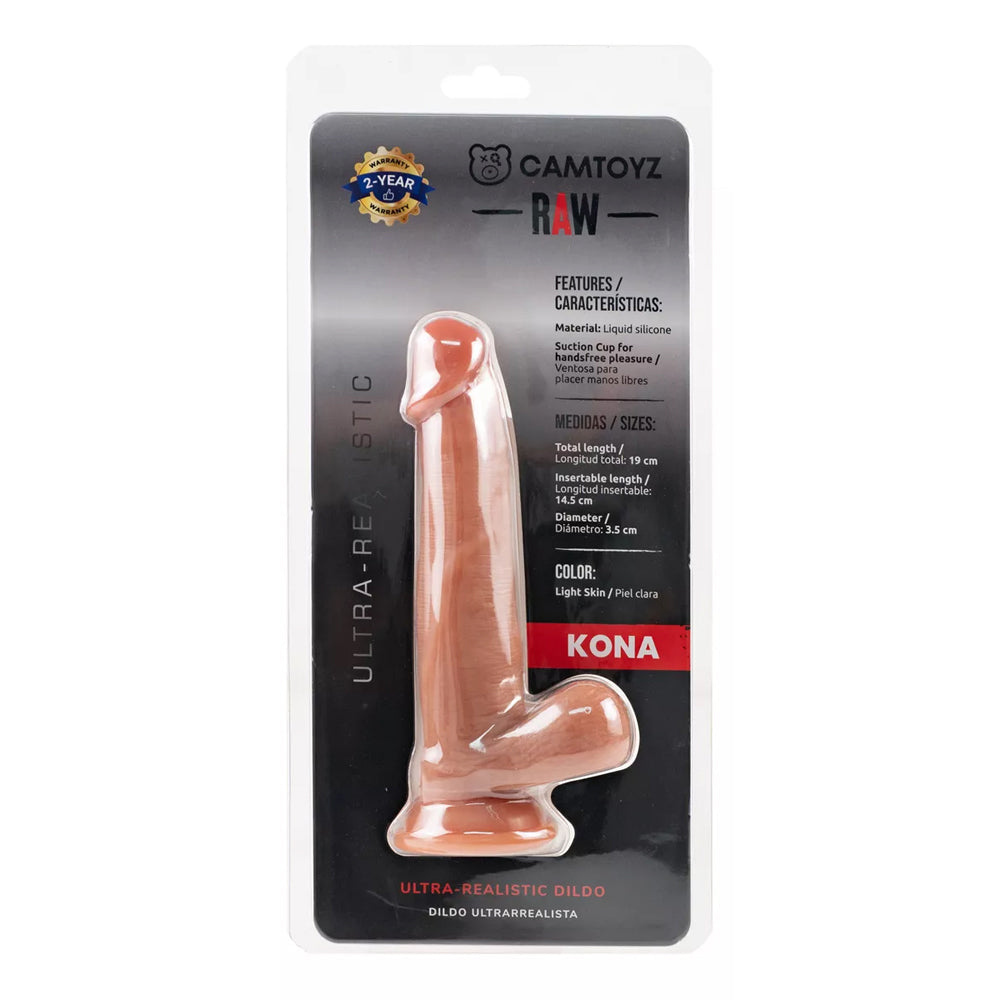 Raw Kona 5.5" Ultra Realistic Dildo | 7707674734936 | Available at EroticWarehouse.com
