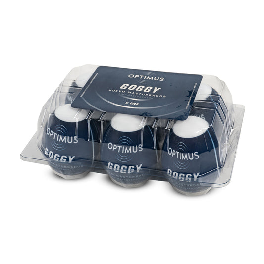 Optimus Goggy Masturbator Egg 6Ct | 7707674734967 | Available at EroticWarehouse.com