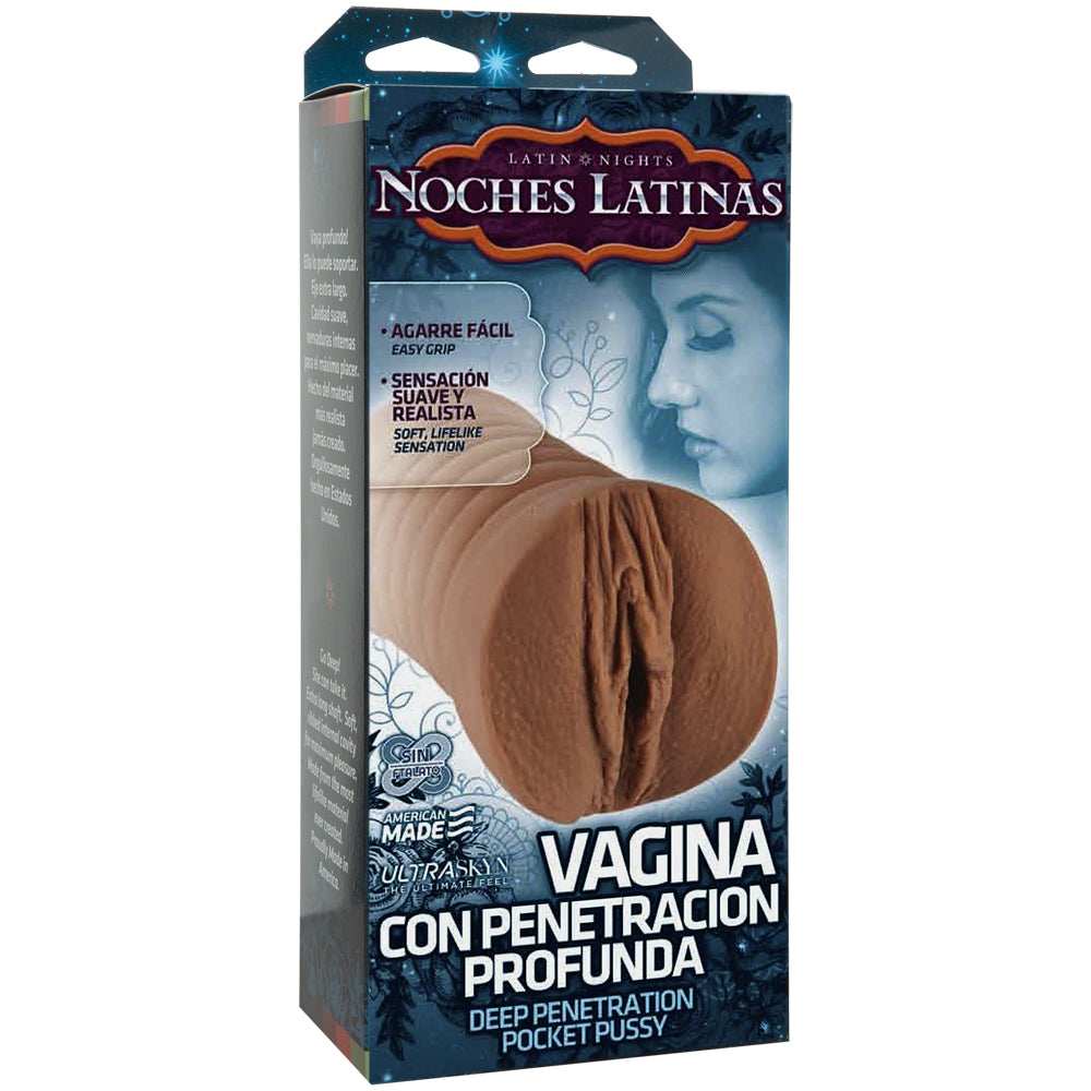 Noches Latinas - ULTRASKYN Vagina Con Penetracion Profunda Caramel | 782421007515 | Available at EroticWarehouse.com