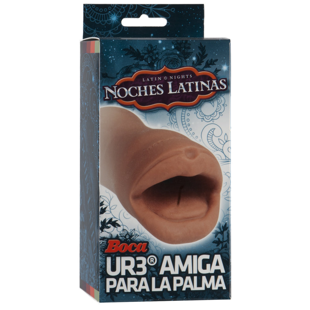 Noches Latinas - ULTRASKYN Amiga Para La Palma - Boca Caramel | 782421007553 | Available at EroticWarehouse.com