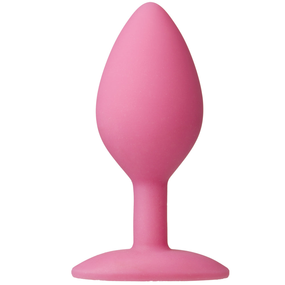 Platinum Premium Silicone - The Minis - Spade - Medium Pink | 782421021078 | Available at EroticWarehouse.com