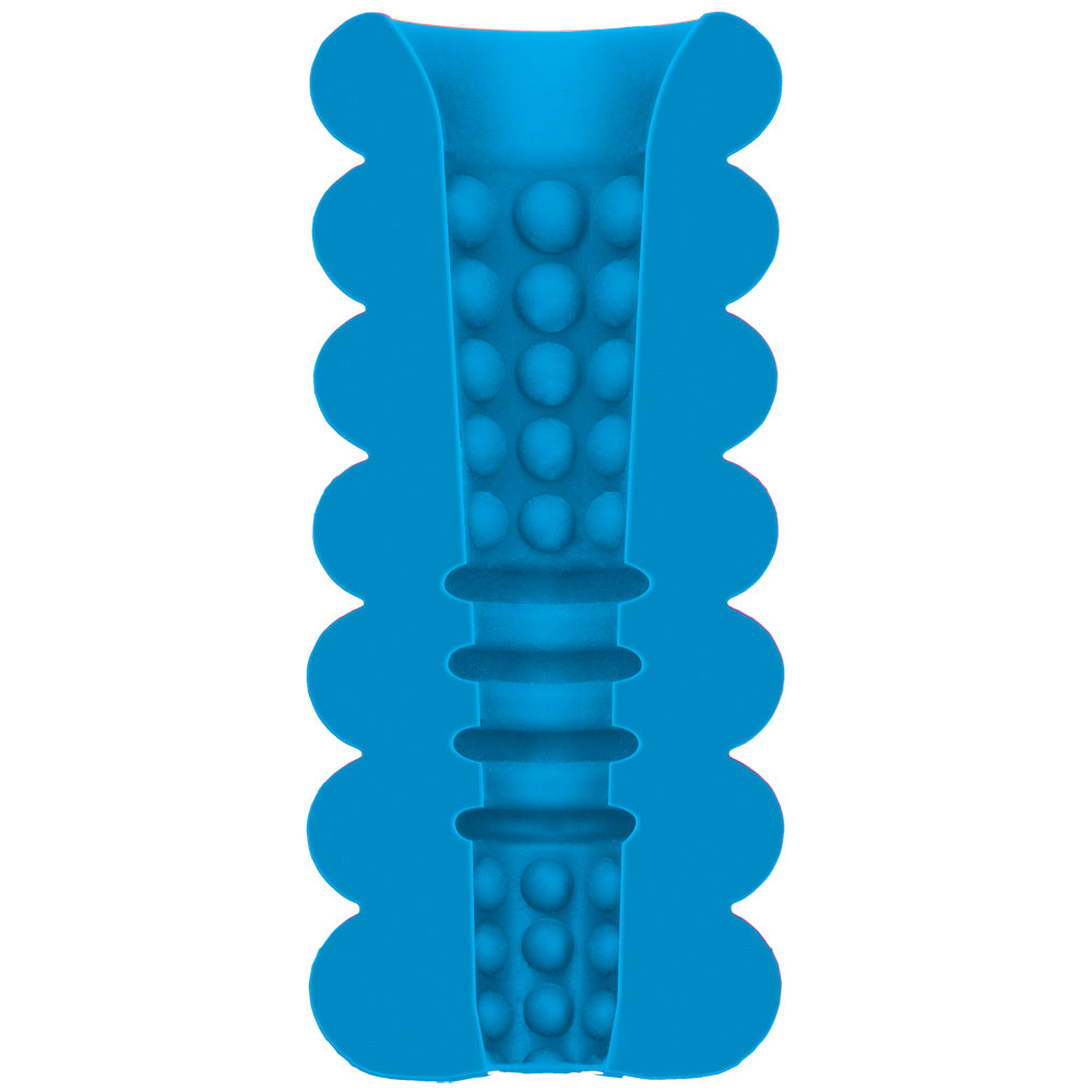 Mood Ultraskyn Stroker Thrill Blue | 782421022181 | Available at EroticWarehouse.com