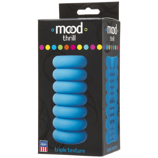 Mood Ultraskyn Stroker Thrill Blue | 782421022181 | Available at EroticWarehouse.com