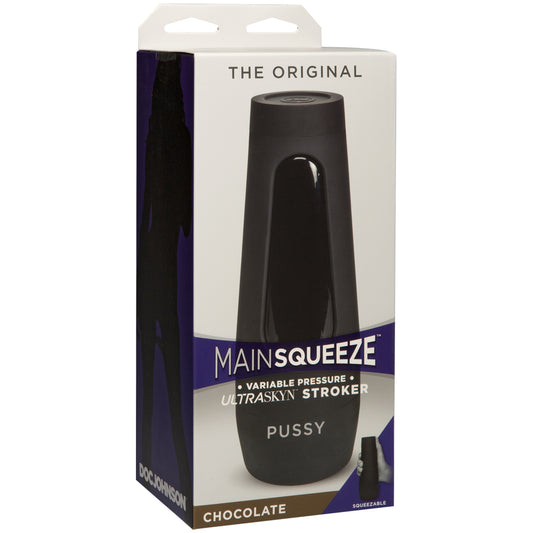 Main Squeeze The Original ULTRASKYN Stroker Pussy Chocolate | 782421063429 | Available at EroticWarehouse.com