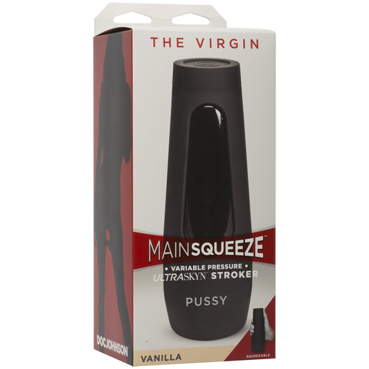 Main Squeeze The Virgin ULTRASKYN Stroker Pussy Vanilla | 782421064341 | Available at EroticWarehouse.com