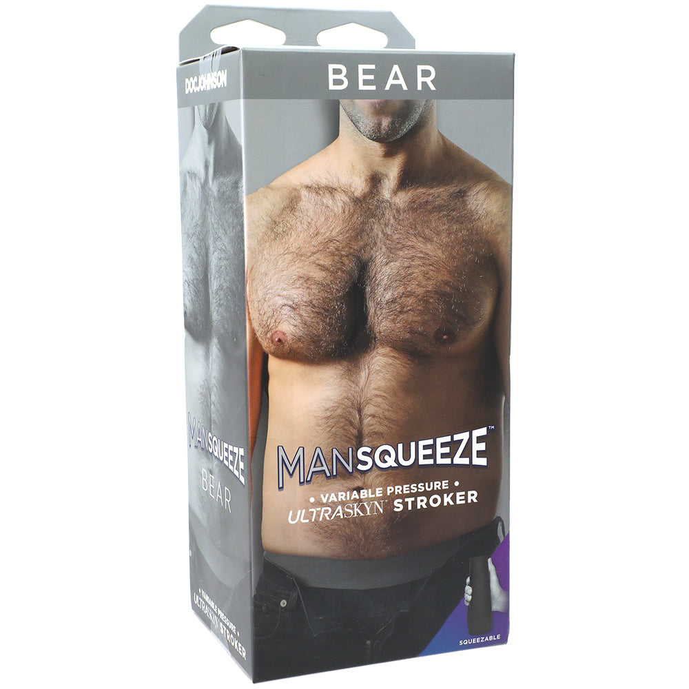 Man Squeeze Bear ULTRASKYN Stroker Ass Vanilla | 782421069216 | Available at EroticWarehouse.com