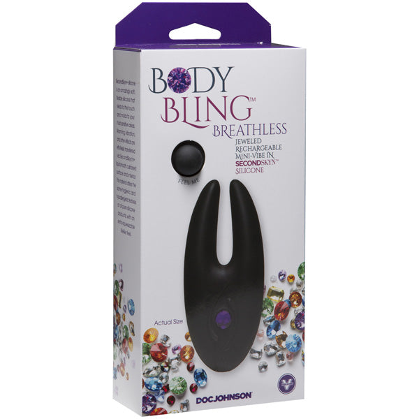 Body Bling Breathless Purple Mini Vibe | 782421069308 | Available at EroticWarehouse.com
