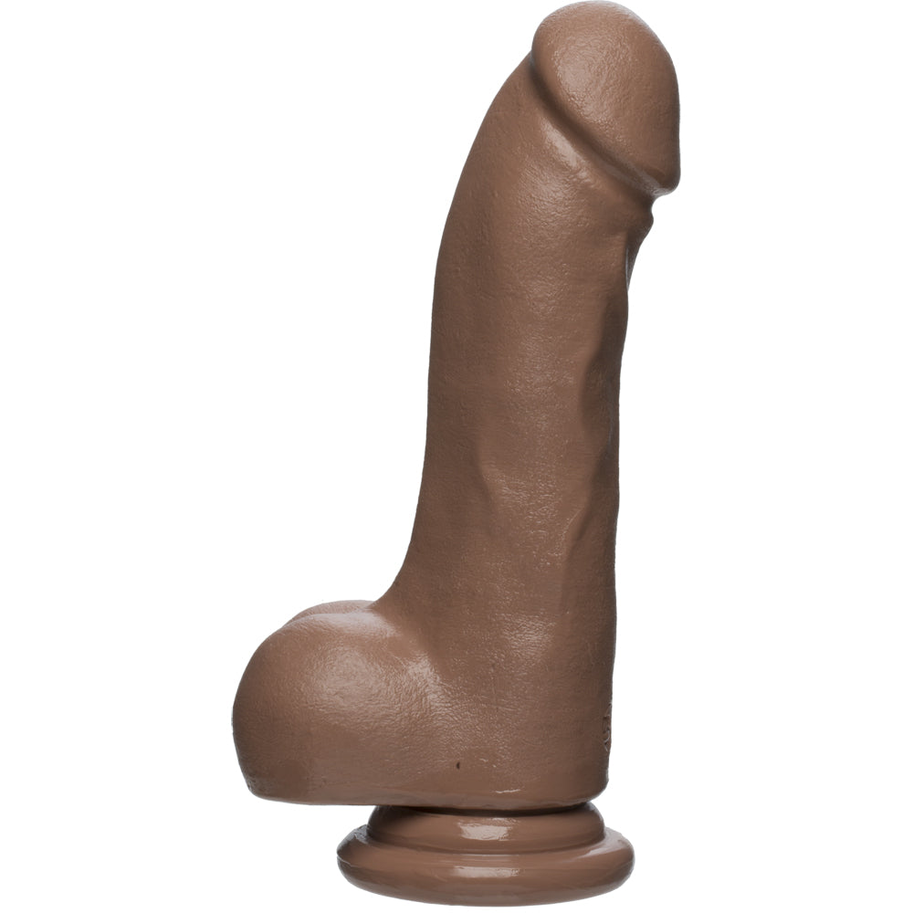 The D Master D 7.5" With Balls Firmskyn Caramel | 782421069858 | Available at EroticWarehouse.com