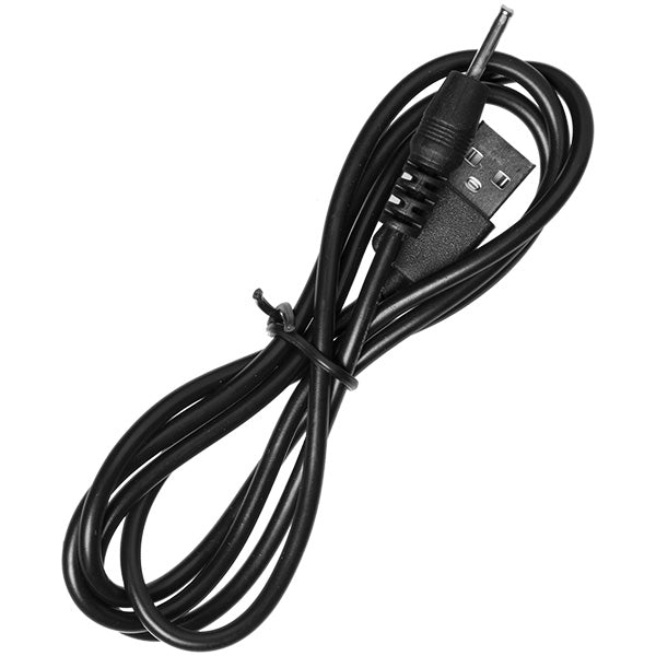 USB Pin Charger Cord (Vibrating Kink Pumped) Black | 782421075033 | Available at EroticWarehouse.com