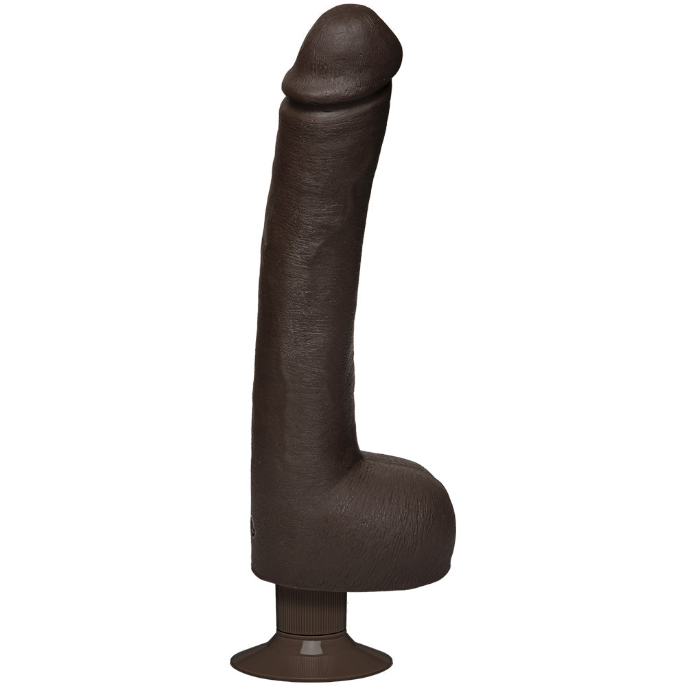 Signature Cocks Safaree Ultraskyn Vibrating Chocolate | 782421076290 | Available at EroticWarehouse.com