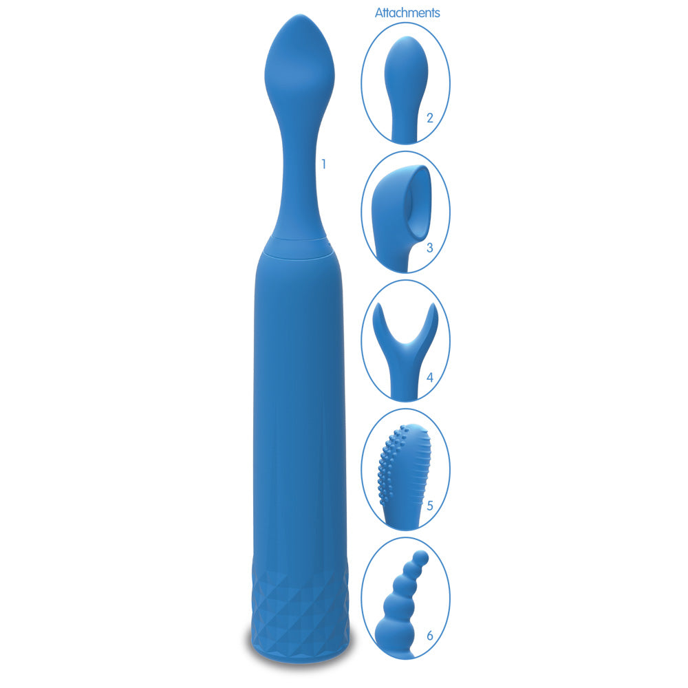 Ivibe Select Iquiver 7 Piece Set Periwinkle | 782421077839 | Available at EroticWarehouse.com