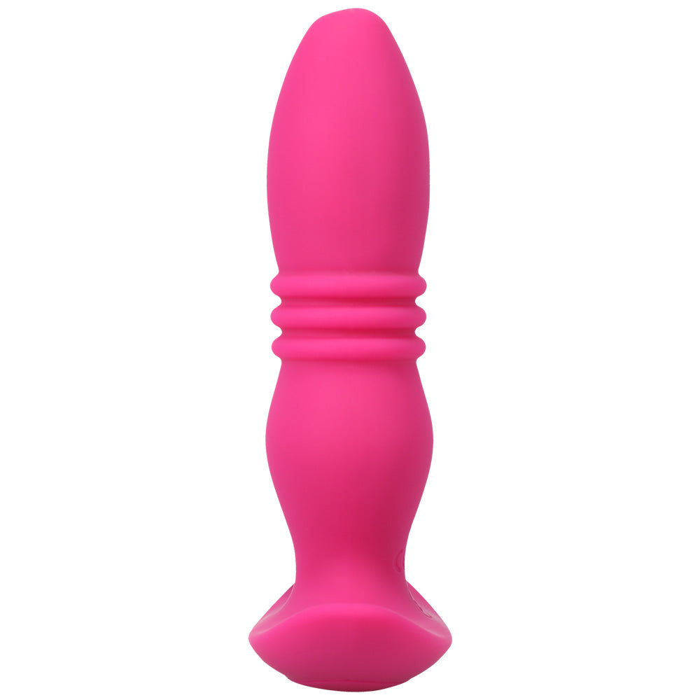 A-Play Rise Rechargeable Silicone Anal Plug With Remote Pink | 782421081270 | Available at EroticWarehouse.com