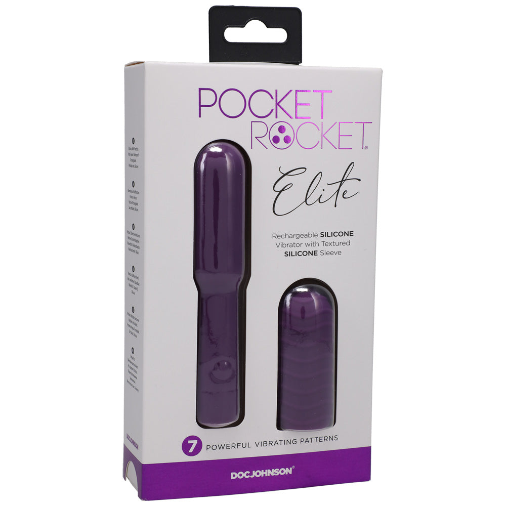 Pocket Rocket Elite Rechargeable Purple | 782421081362 | Available at EroticWarehouse.com