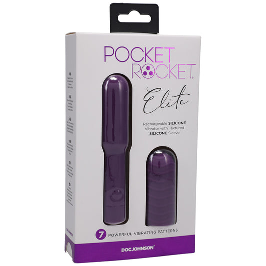 Pocket Rocket Elite Rechargeable Purple | 782421081362 | Available at EroticWarehouse.com